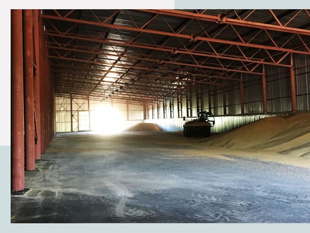 Строительство зернохранилищ в Воскресенске