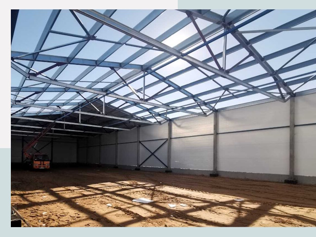 Строительство сенохранилищ в Воскресенске