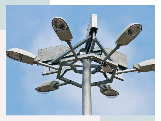 Монтаж осветительных мачт в Воскресенске