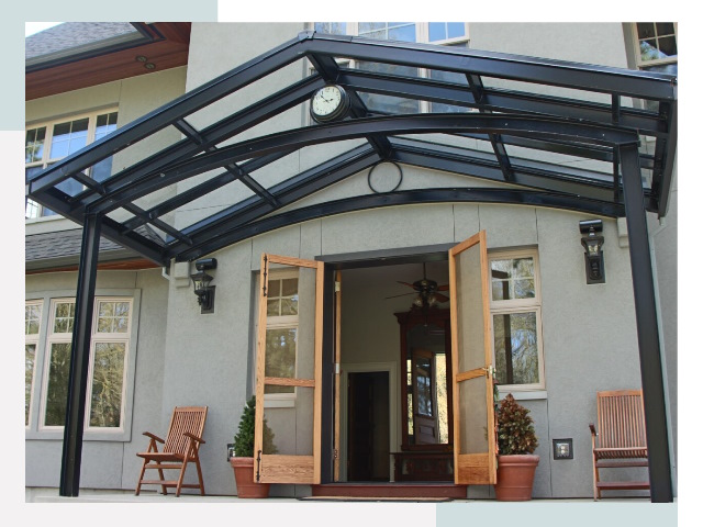 Козырьки металлические в Воскресенске