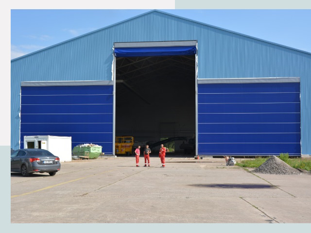 Ангарные ворота в Воскресенск от СтальСтрой-Вск по цене 620 руб.