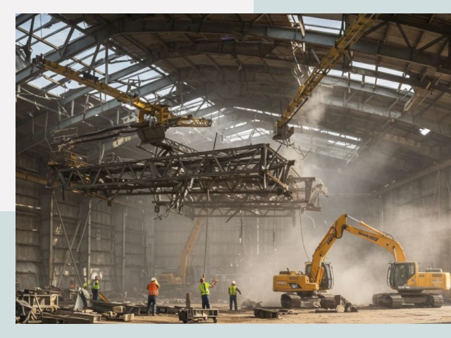 Демонтаж ангаров в Воскресенске от 620 руб. за м²