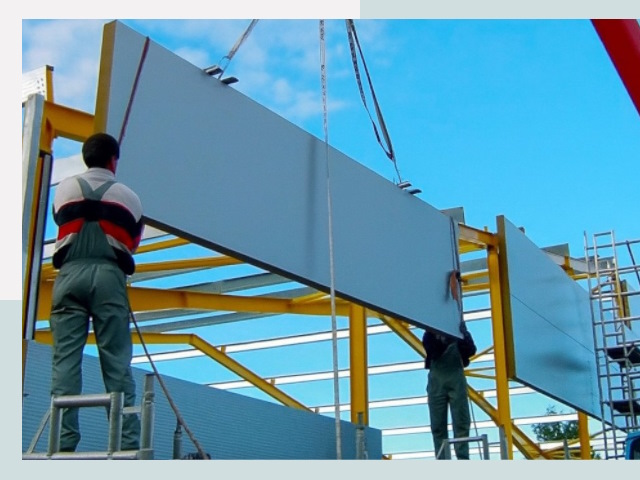 Монтаж сэндвич-панелей в Воскресенске от 620 руб.